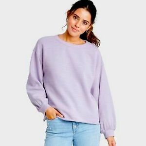 Universal thread purple sweatshirt